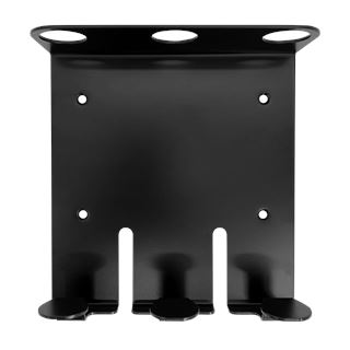 Soporte triple de metal negro 400ml