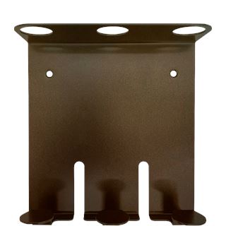 Soporte triple de metal color bronce 400ml