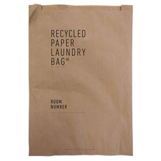 Bolsa de laundry de papel kraft 100% reciclado