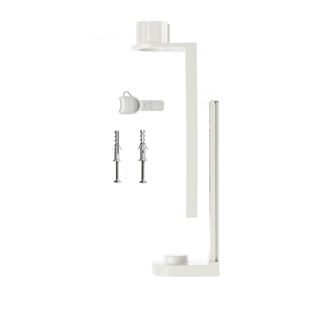 Soporte individual de abs blanco con tornillos